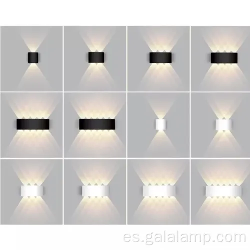 Luces de pared LED modernas para pasillo y balcón